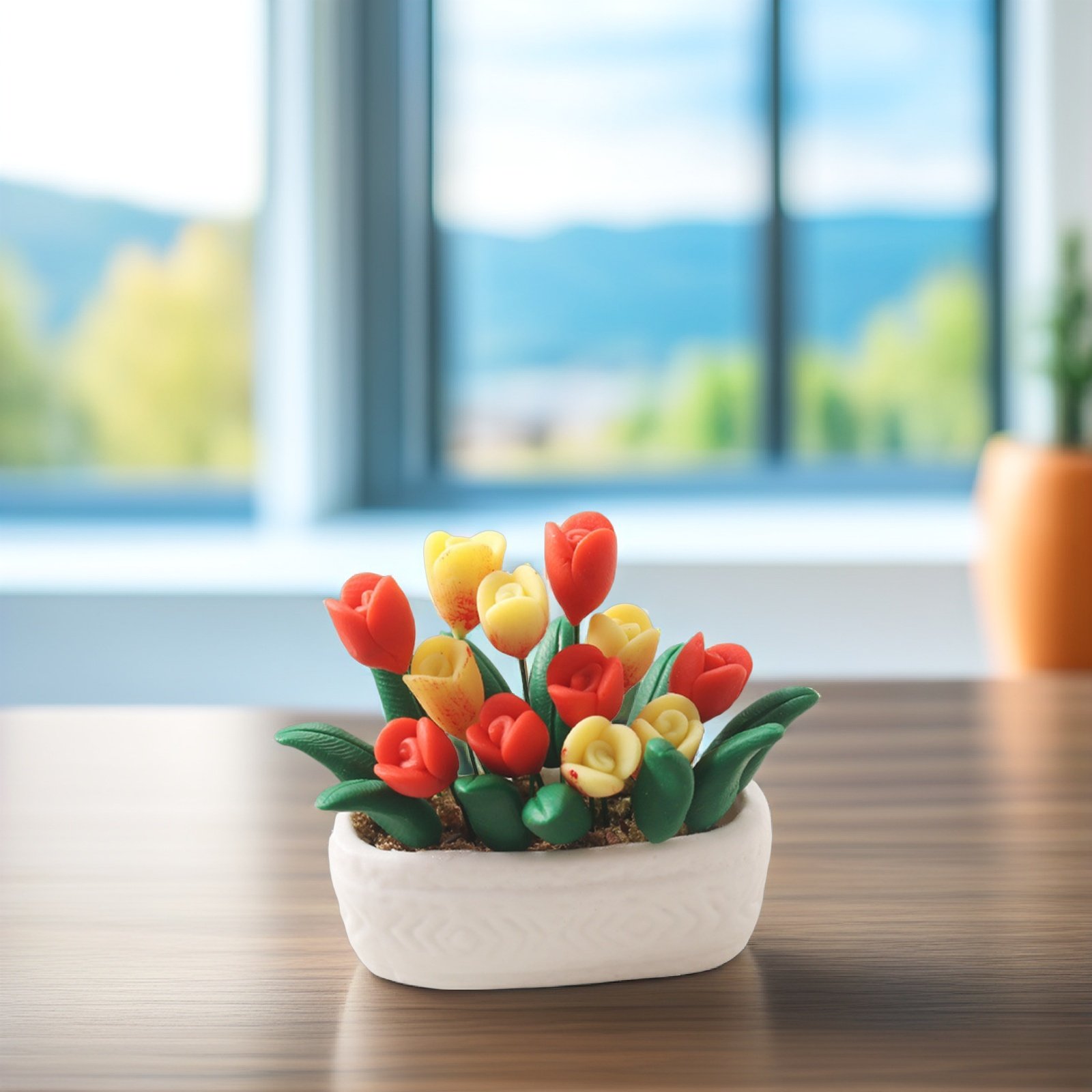 Bonsai Garden Europe - Mini Tulip Potted Plant Decoration Bright