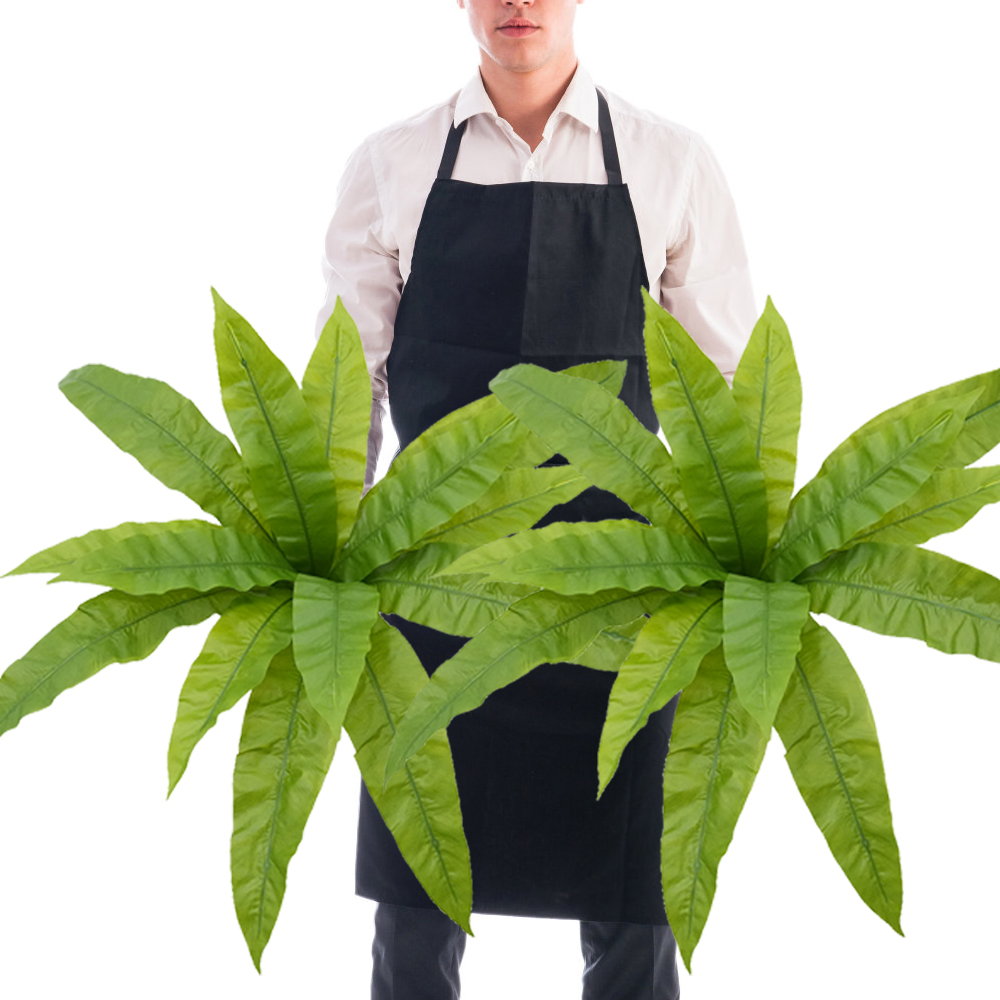 Bonsai Garden Indoor - Large Artificial Ferns with 15 Leaves