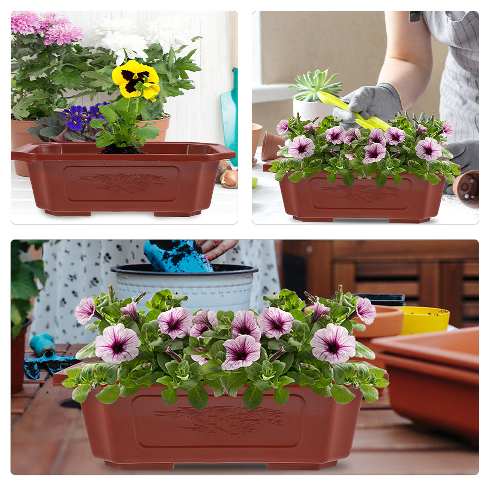 Bonsai Vertical Garden - 6Pcs Plastic Bonsai Pots with Drainage