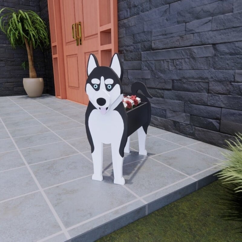 DIY Dog Planter Garden Flower  - đánh giá và giá Bonsai Tree Zen Garden
