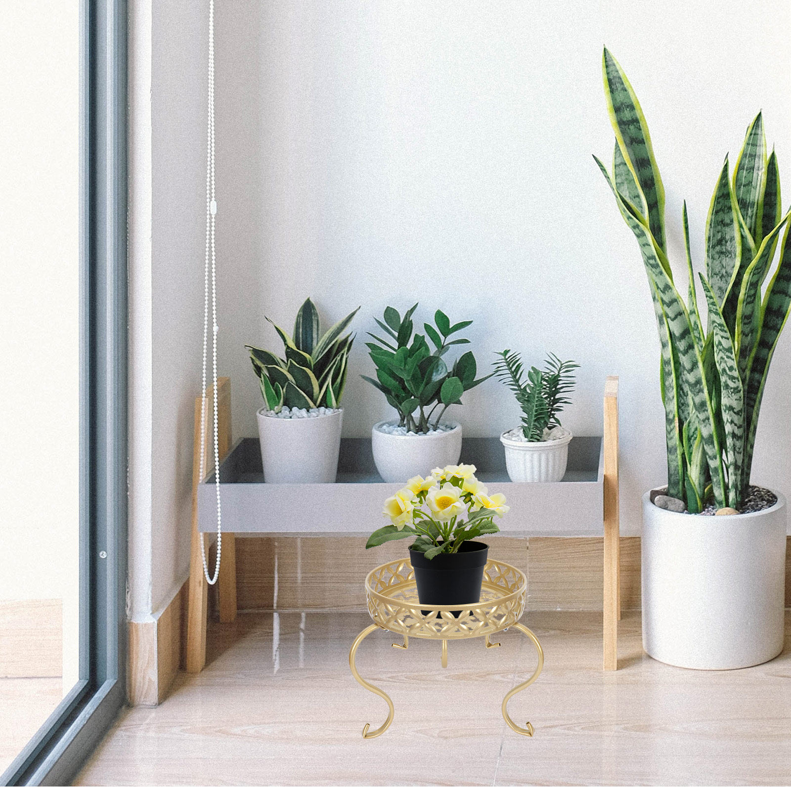 Iron Plant Stand Flower Pot Ta - đánh giá và giá Bonsai Vertical Garden