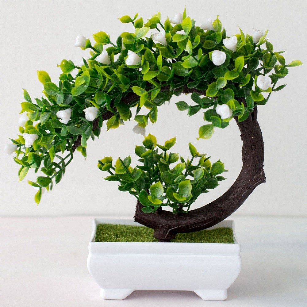 Home Artificial Pot Plant Tree - đánh giá và giá Bonsai Garden Display