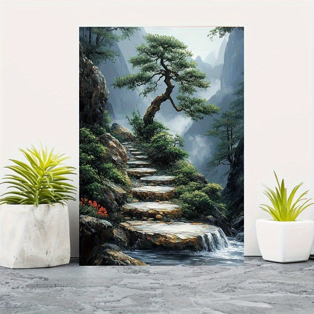 Zen Garden Canvas Artwork Feat - đánh giá và giá Bonsai Vertical Garden