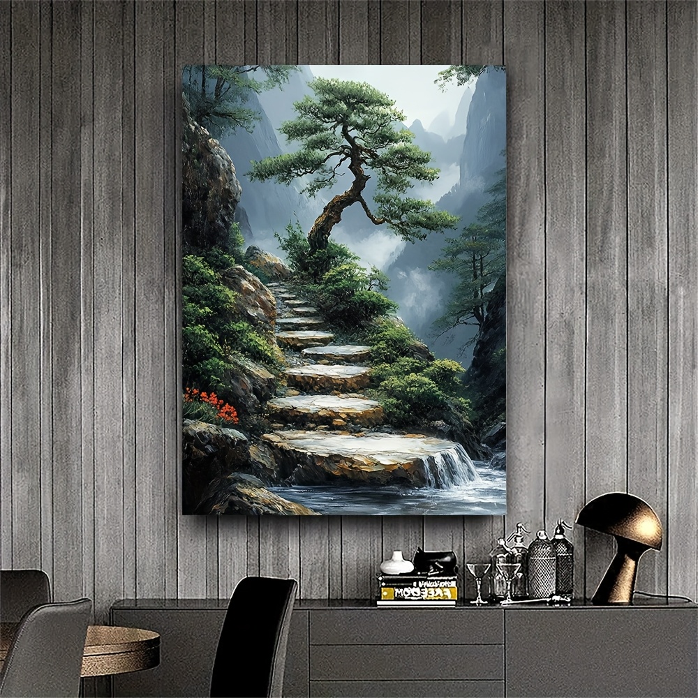 Zen Garden Canvas Artwork Feat - đánh giá và giá Bonsai Vertical Garden