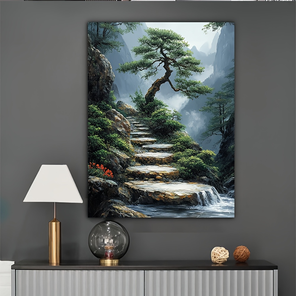 Zen Garden Canvas Artwork Feat - đánh giá và giá Bonsai Vertical Garden