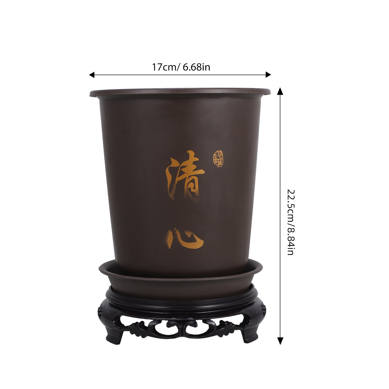 1Set Orchid Flowerpots with Tr - đánh giá và giá Bonsai Garden Indoor