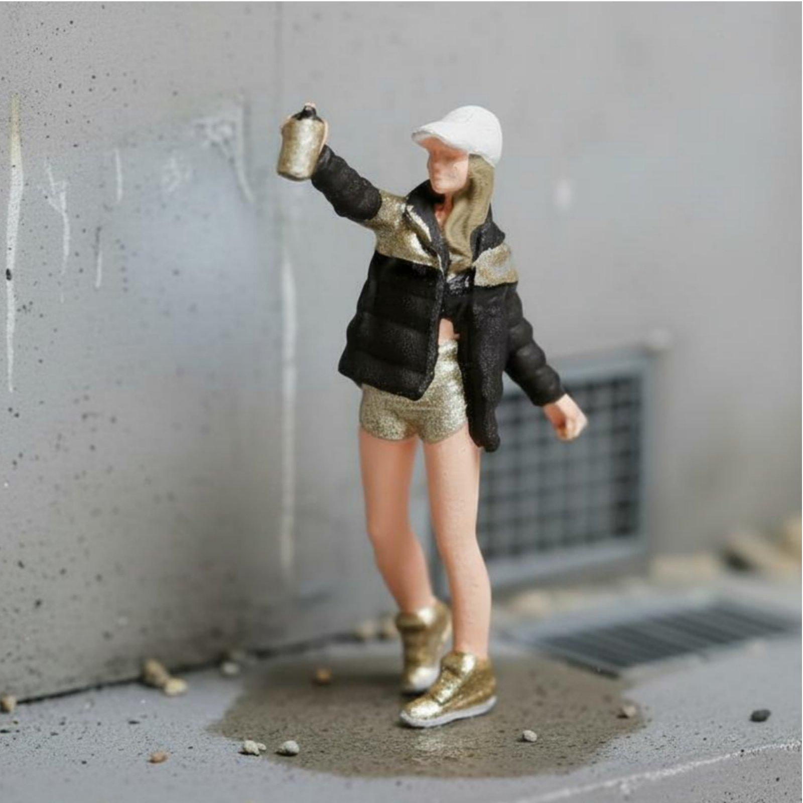 Resin Woman Figure HO Scale Ha - đánh giá và giá Bonsai Garden Display