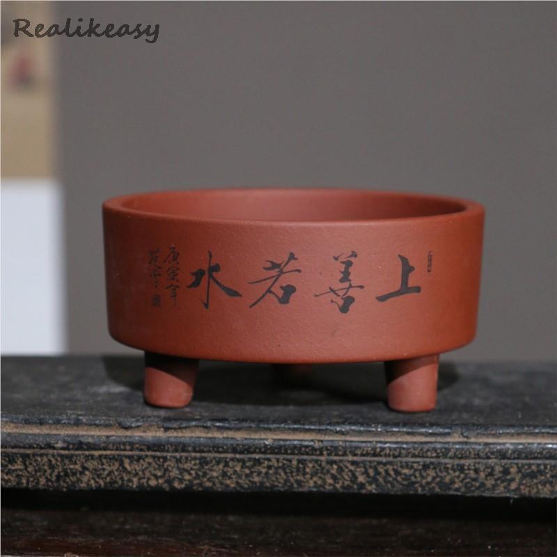 Nghi Hưng Tím Nồi Đất Sét Để B - đánh giá và giá Bonsai Tree Zen Garden