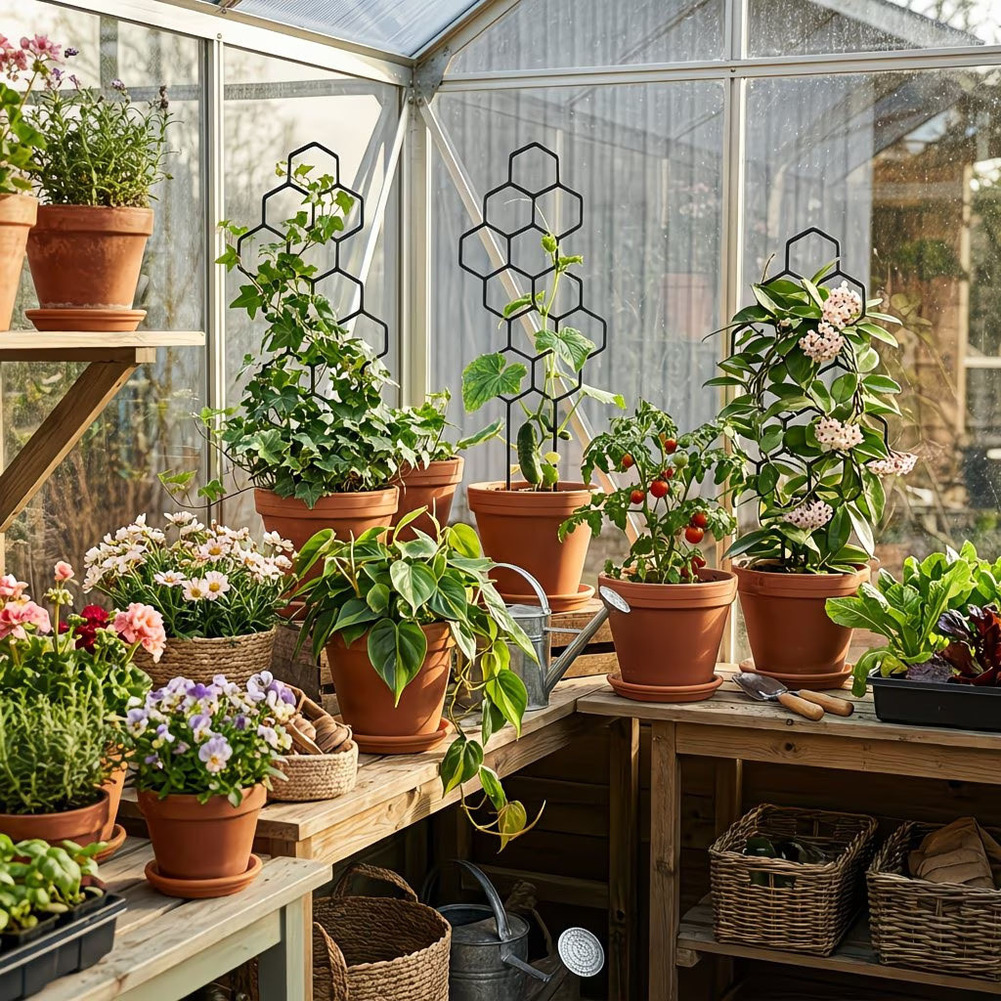 Two-Piece Hexagonal Plant Fram - đánh giá và giá Bonsai Vertical Garden