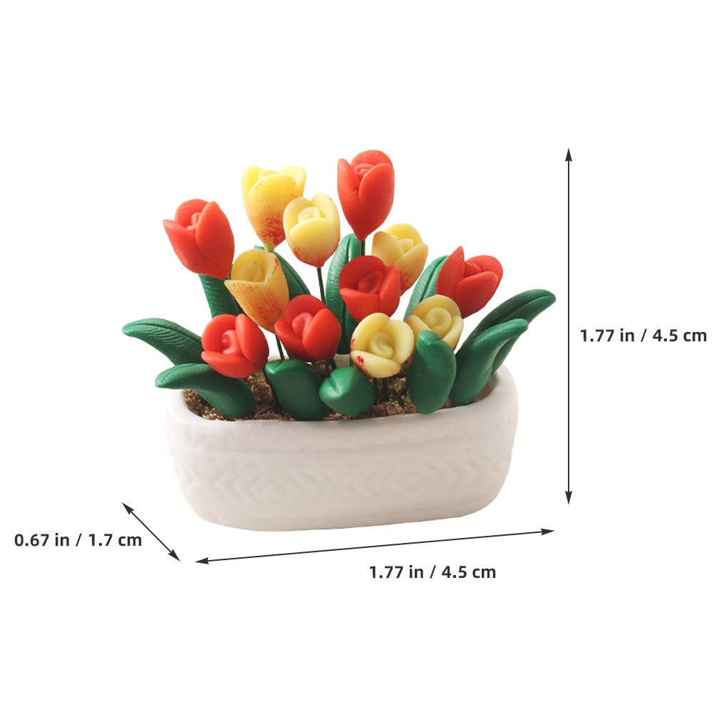 Mini Tulip Potted Plant Decora - đánh giá và giá Bonsai Garden Europe