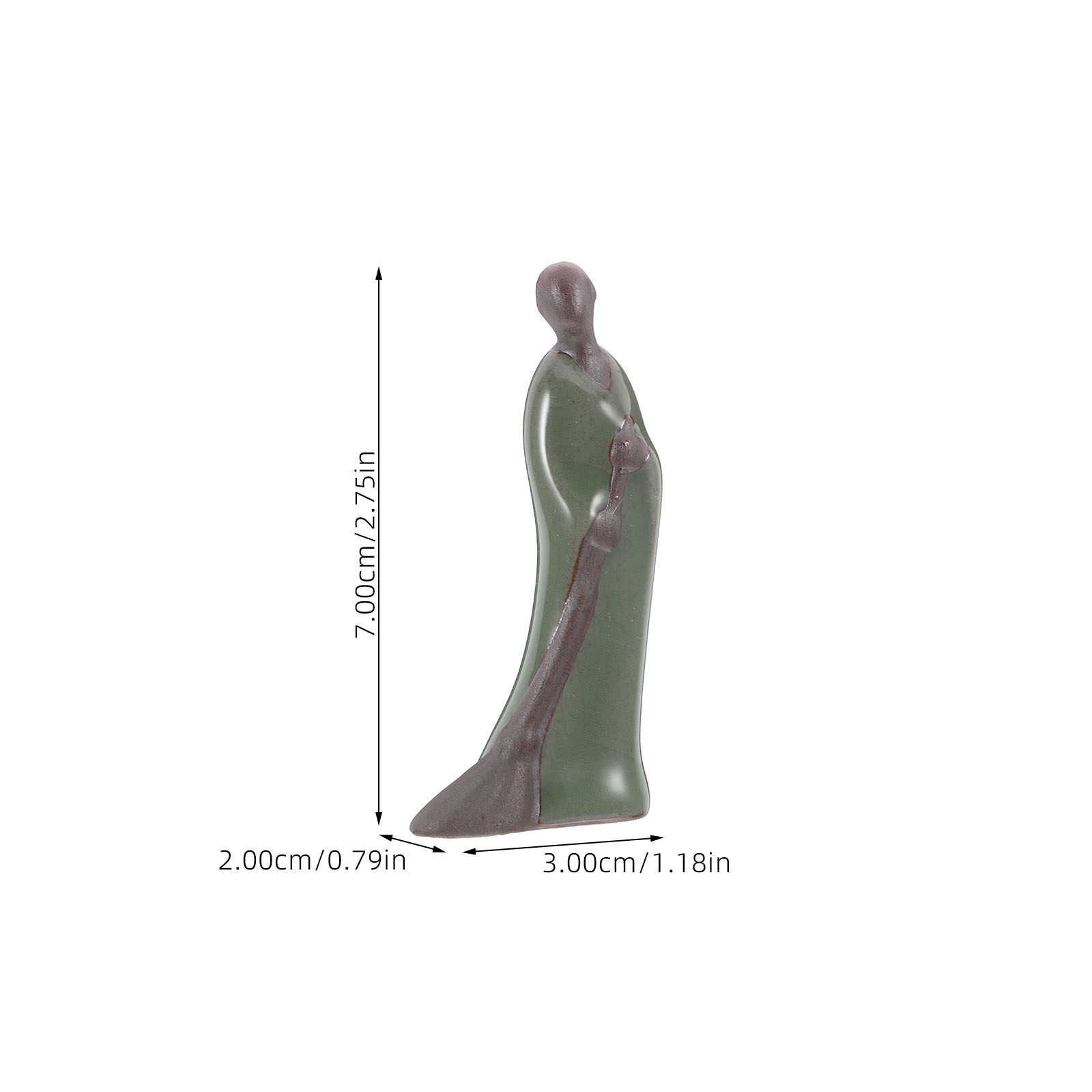 Ceramic Mini Zen Monk Figure B - đánh giá và giá Bonsai Tree Zen Garden