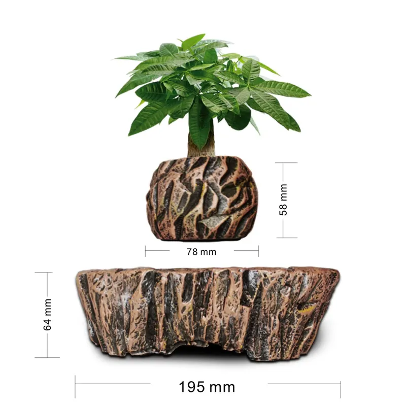 for HCNT Electric Magnetic Lev - đánh giá và giá Bonsai Vertical Garden