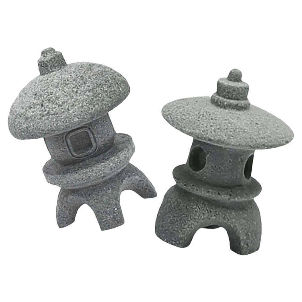 2Pcs Realistic Japanese Stone  - đánh giá và giá Bonsai Zen Garden Set