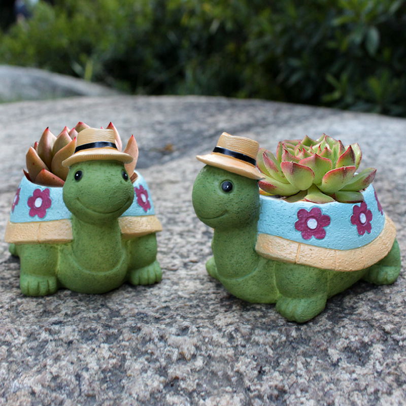 Cartoon Turtle Succulent Flowe - đánh giá và giá Bonsai Tree Zen Garden