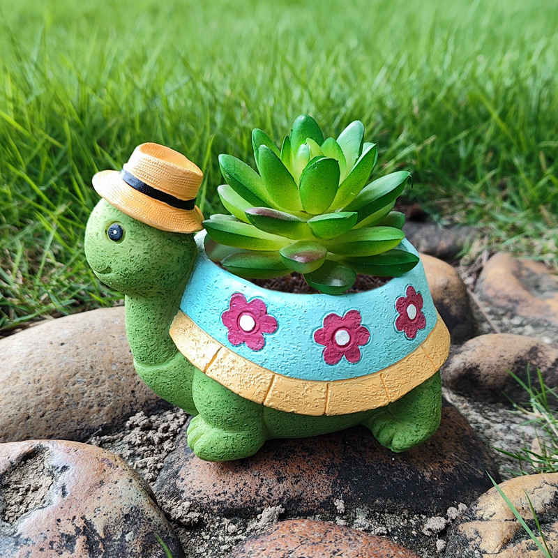 Cartoon Turtle Succulent Flowe - đánh giá và giá Bonsai Tree Zen Garden