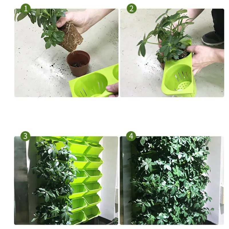 1PC Self Watering Flower Pot V - đánh giá và giá Bonsai Vertical Garden