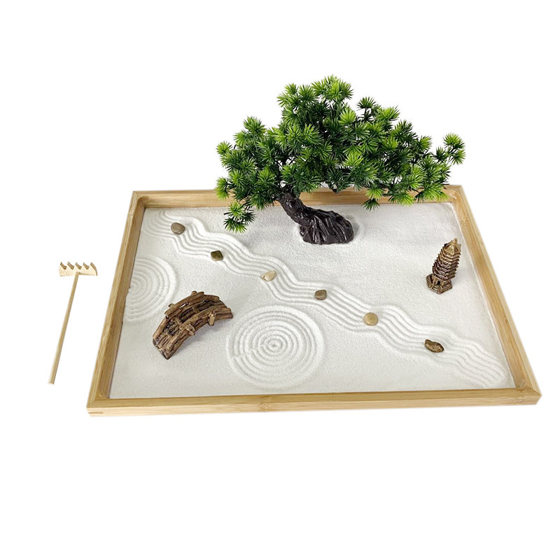 Japanese Zen Garden for Desk W - đánh giá và giá Bonsai Tree Zen Garden
