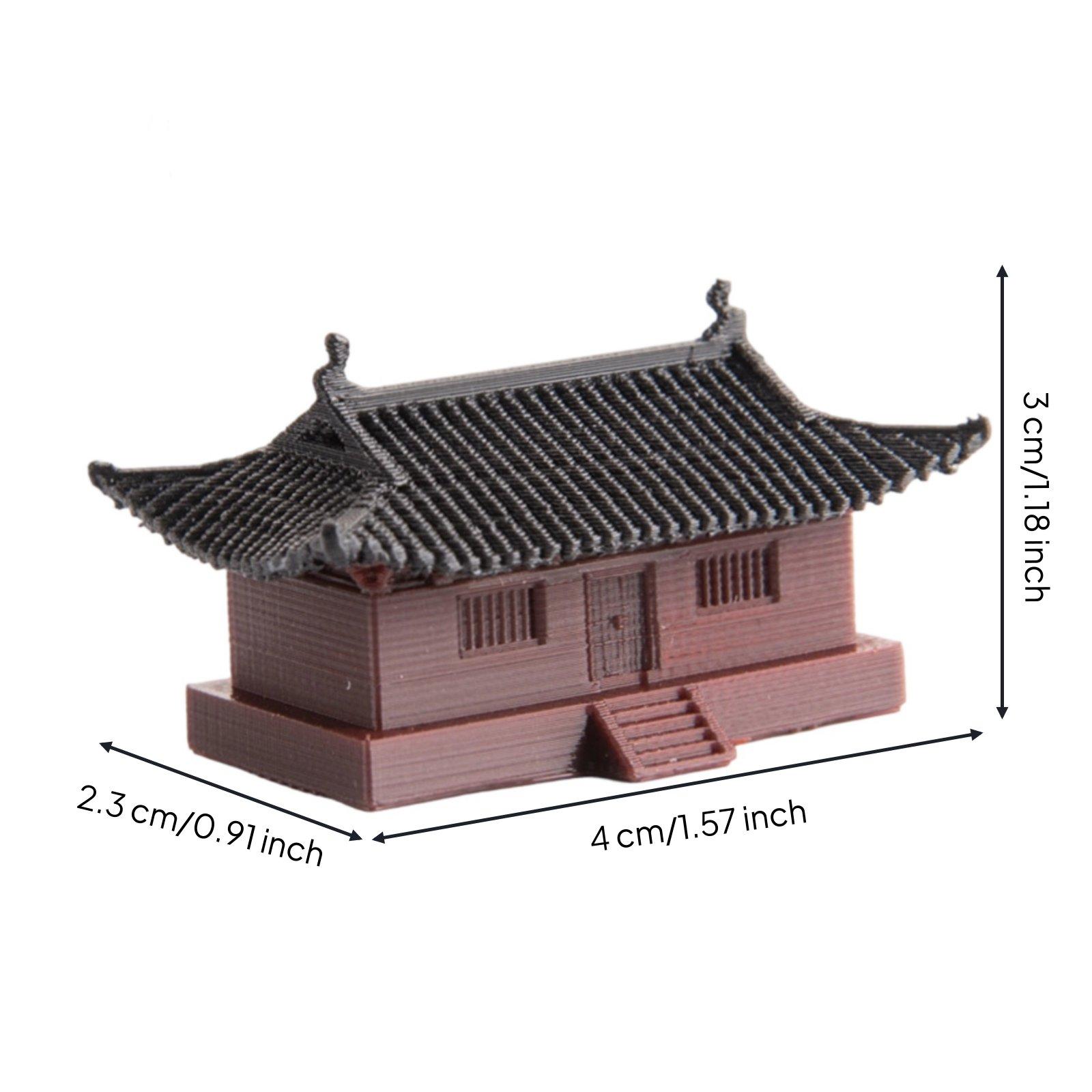 Handcrafted Resin House Figuri - đánh giá và giá Bonsai Garden Display