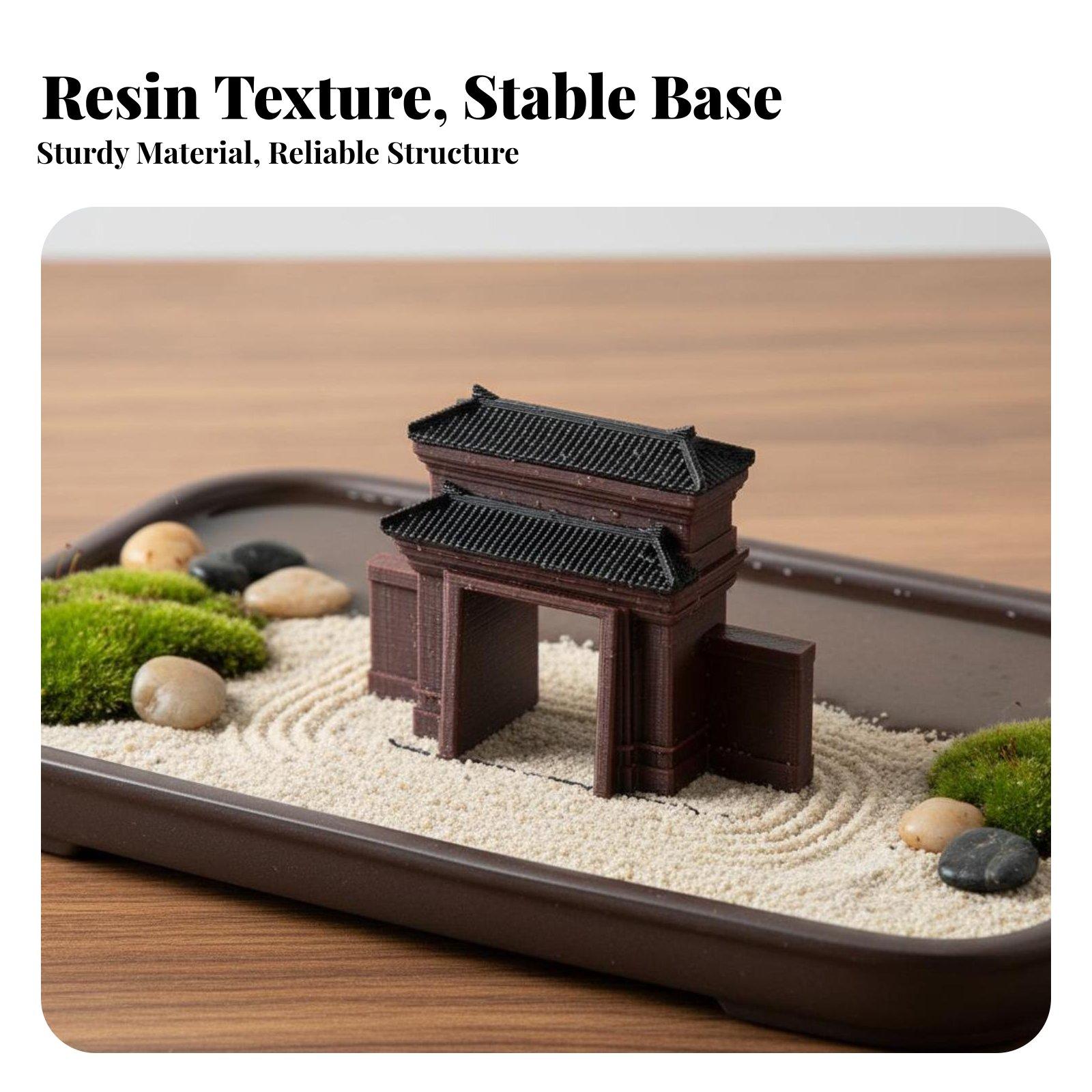 Handcrafted Resin House Figuri - đánh giá và giá Bonsai Garden Display