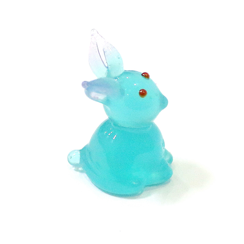 2pcs Mini Glass Bunny Figurine - đánh giá và giá Bonsai Garden Indoor