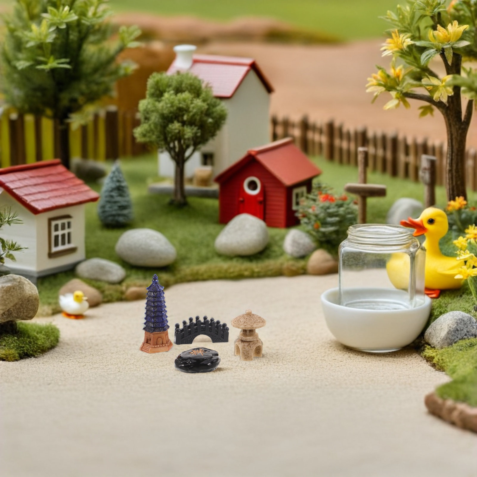 4Pcs Japanese Zen Garden Acces - đánh giá và giá Bonsai Zen Garden Set