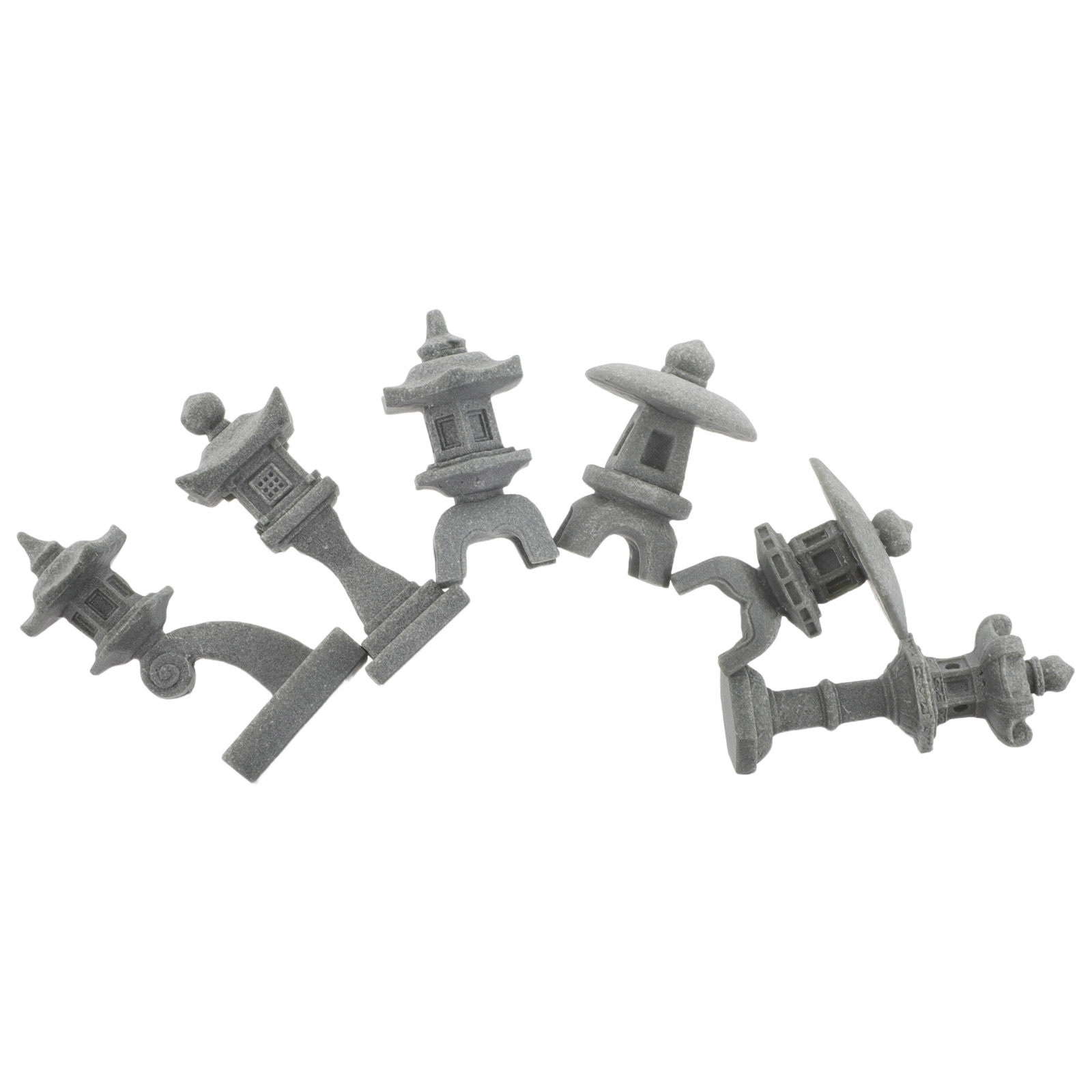 6Pcs Japanese Stone Lantern Pa - đánh giá và giá Bonsai Zen Garden Set