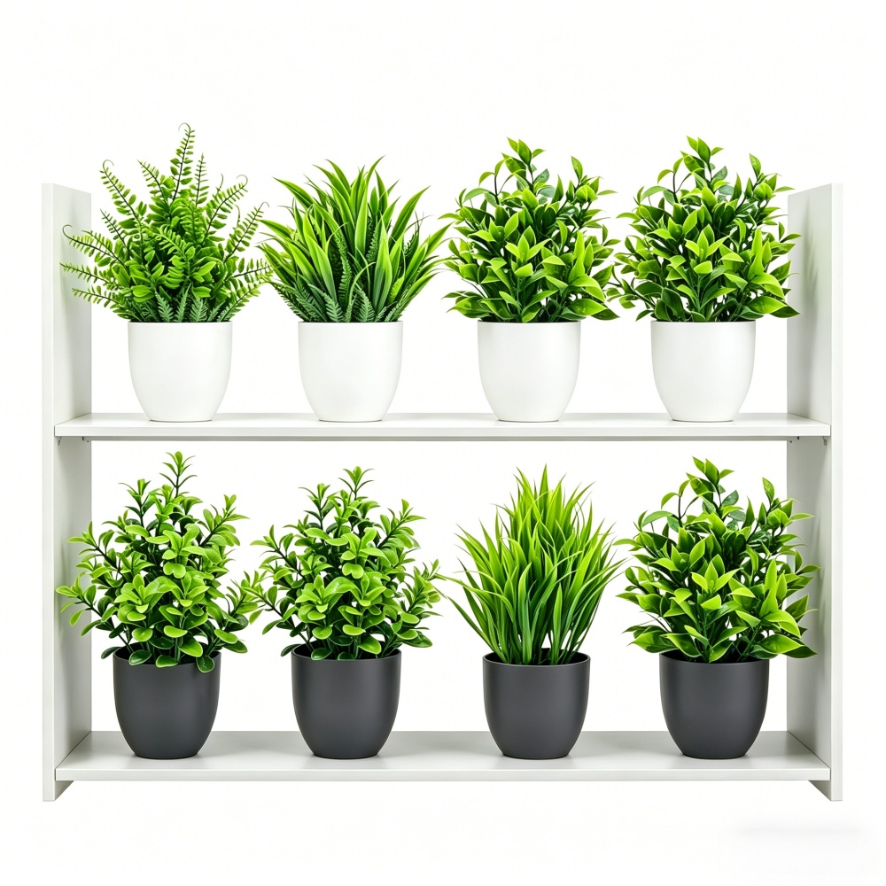 4pcs/set Mini Artificial Plant - đánh giá và giá Bonsai Garden Indoor
