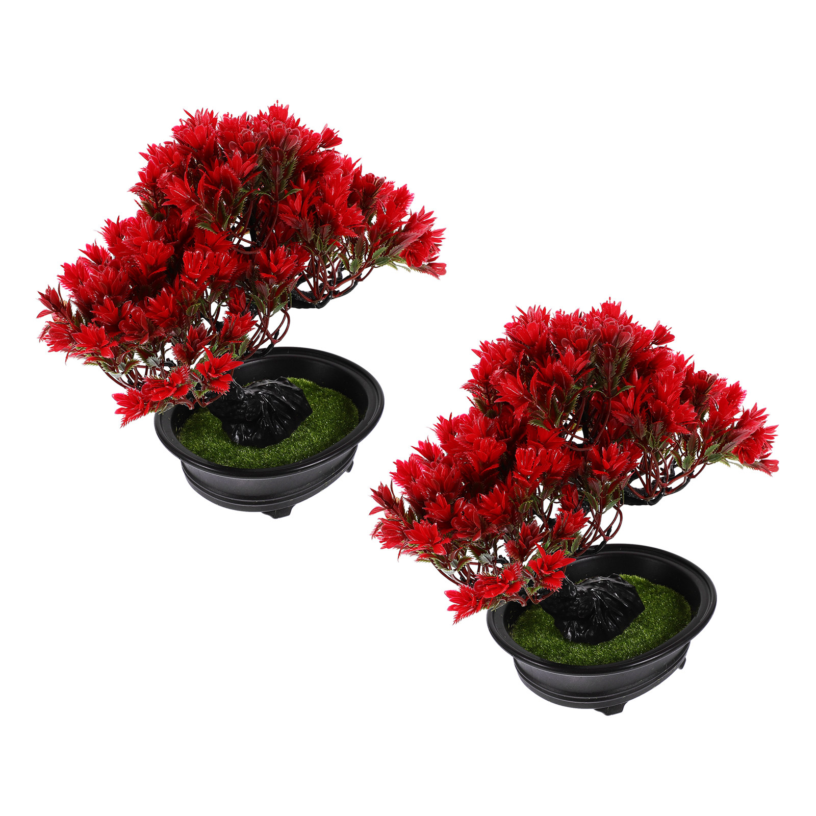 2 Pcs 13in Tall Office Bonsai  - đánh giá và giá Bonsai Tree Zen Garden