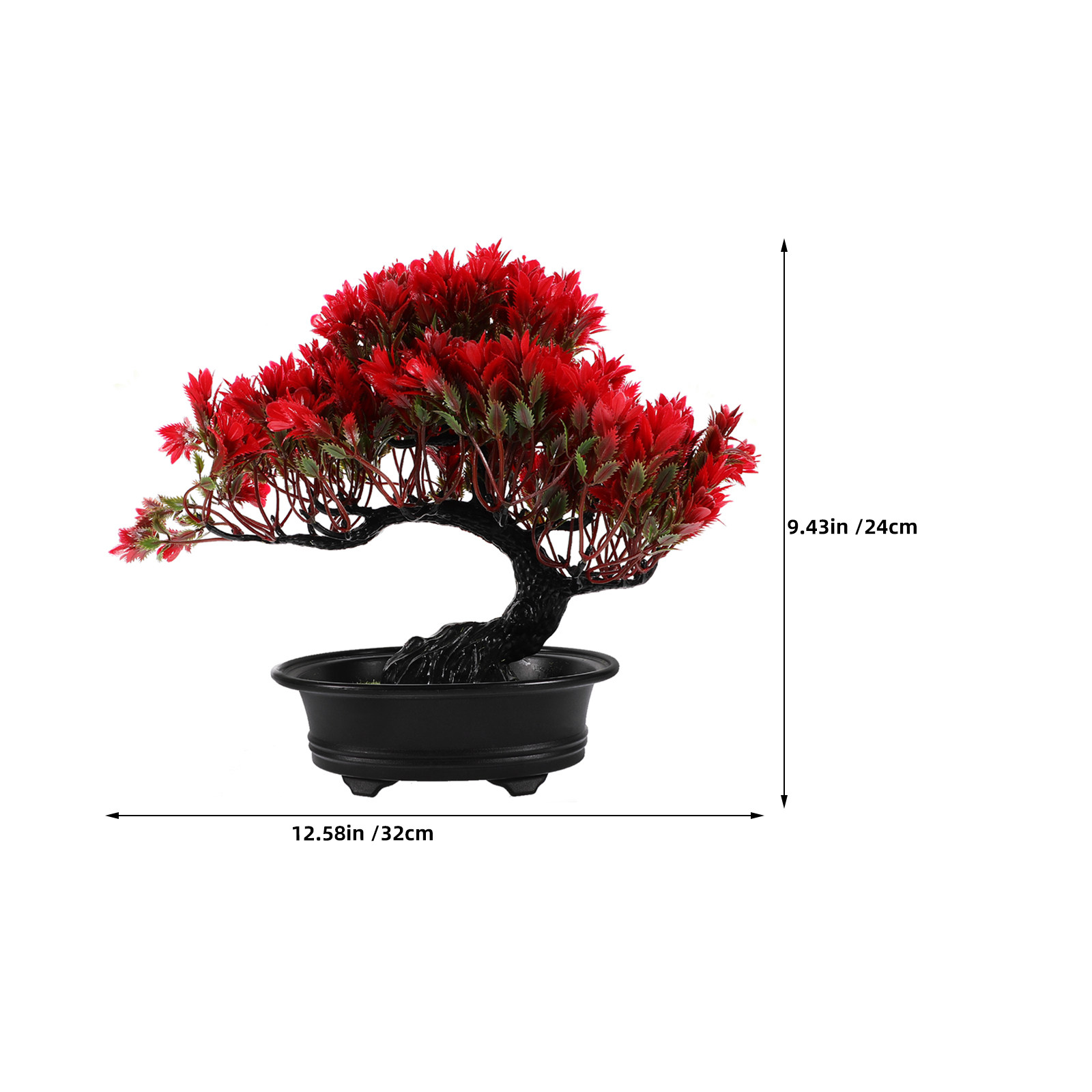 2 Pcs 13in Tall Office Bonsai  - đánh giá và giá Bonsai Tree Zen Garden