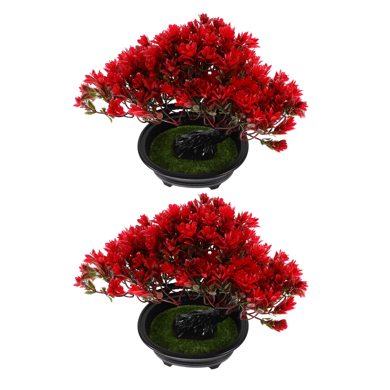 2 Pcs 13in Tall Office Bonsai  - đánh giá và giá Bonsai Tree Zen Garden
